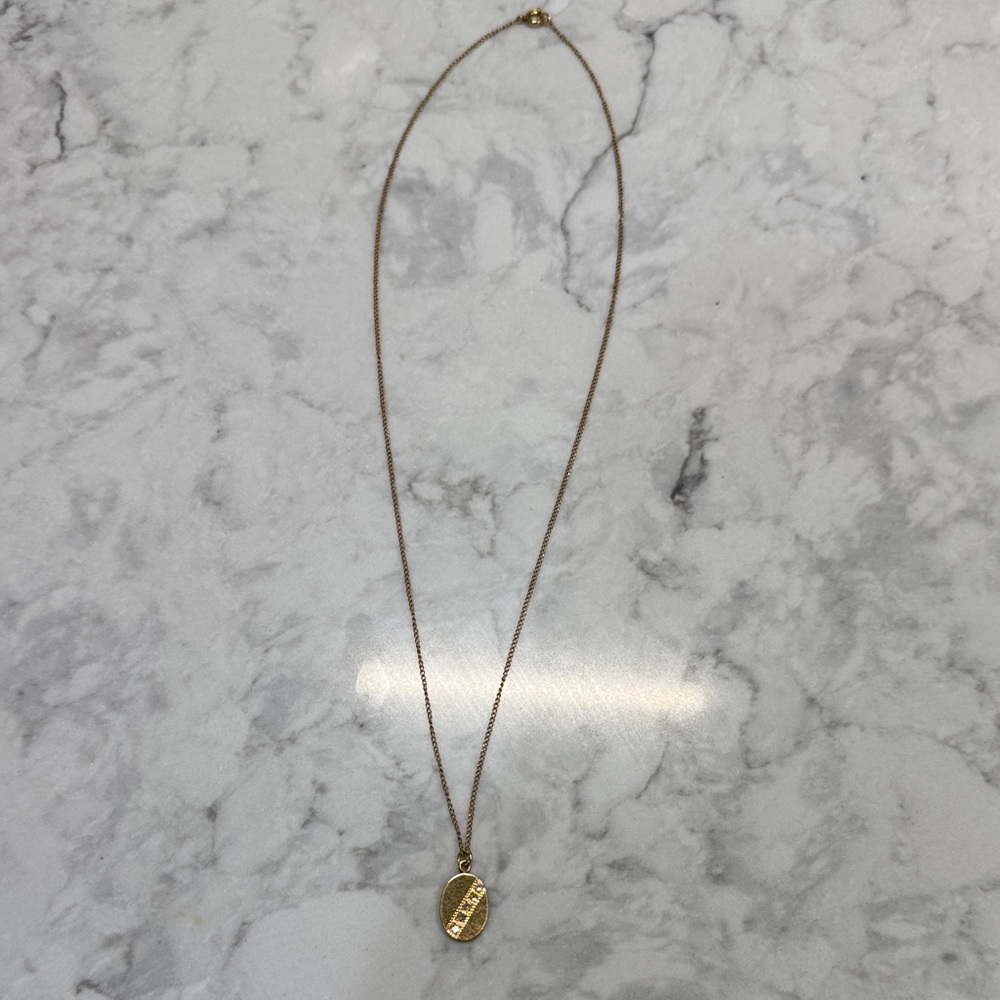 VINTAGE Winard Multi-Stone Gold Pendant Necklace